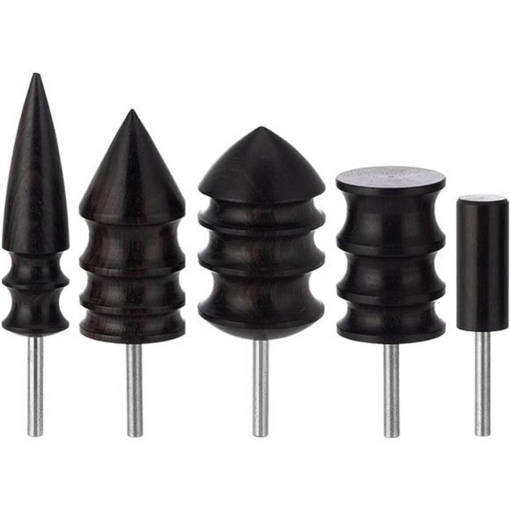 Leather Burnisher Bits 5 Pc Set for Rotary Tools